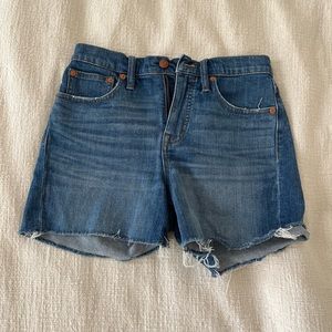 Madewell Highrise Denim Shorts